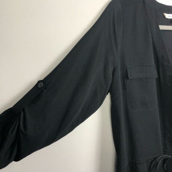 MAX STUDIO | Drawstring Waist Button Front Dress L - Picture 2 of 8